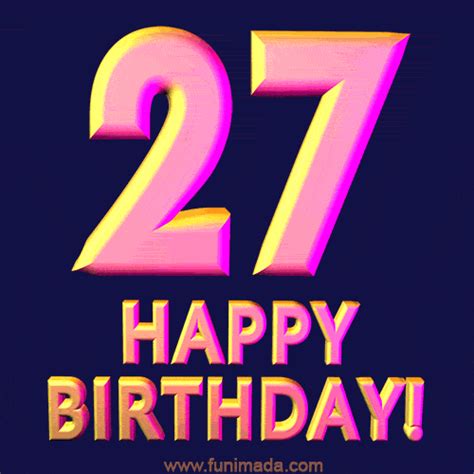 Happy 27th Birthday
