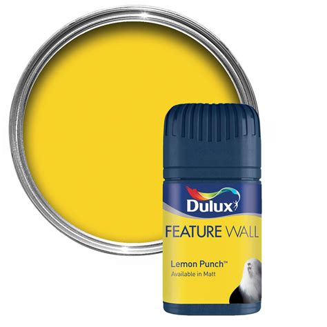 Dulux Lemon Punch Matt Emulsion Paint 005l Tester Pot Departments