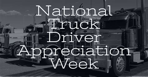 Hardworking trucker is not a cliche. Thank a Trucker During this Year's Truck Driver ...