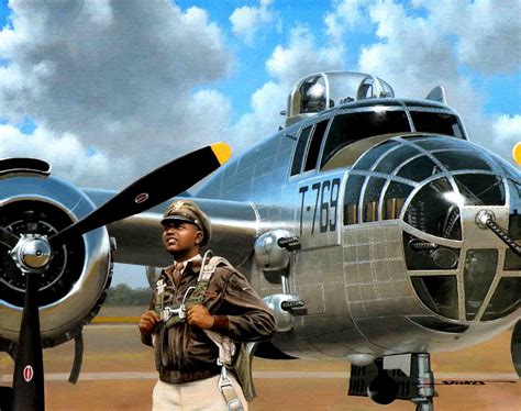 Tuskegee Airman Claude Davis By Stan Stokes Stan Stokes Artist