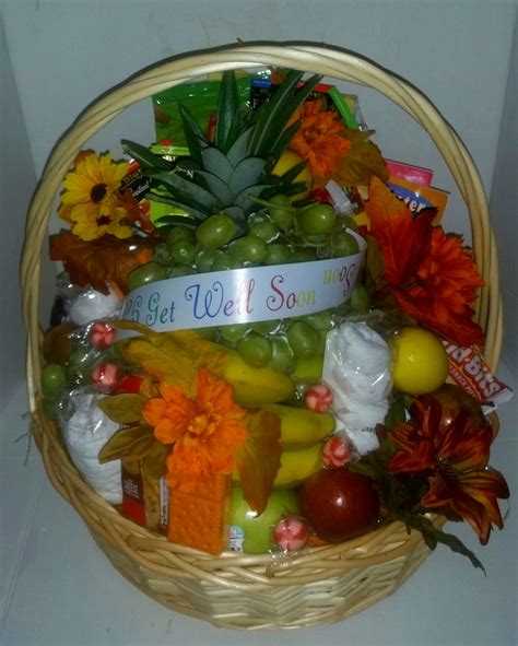 Whole Fruit Basket Get Well Blooming