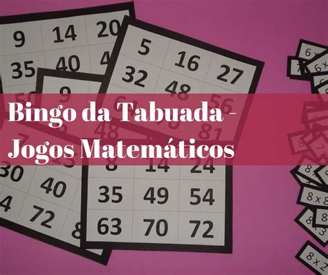 Bingo Da Tabuada Para Imprimir Pdf