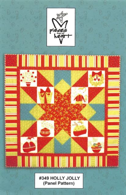 Holly Jolly Quilt Pattern 349 By Pieces From My Heart New Ebay