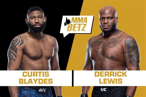 Blaydes curtis v lewis derrick. UFC Vegas 15: Curtis Blaydes vs. Derrick Lewis - MMABetz