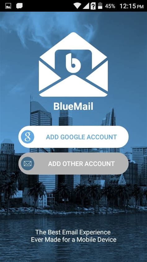 How To Configure An Email Account On Android Mobile Using Bluemail