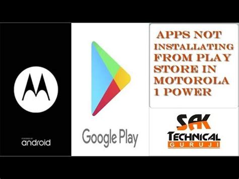 This is frustrating, especially when other apps work just fine. Apps not Install From Play Store in Motorola 1 Power | Fix ...
