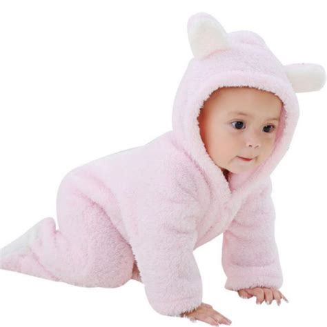Looking for the web's top toddler clothes sites? Cute Infant Baby Kid Winter Warm Coral Fleece Romper Boy Girl Jumpsuit Clothes
