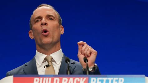 Conservative Party Conference 2021 Dominic Raab Sparks Backlash With