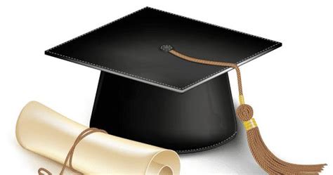Birrete Y Diploma De Graduación Para Ilustrar Trabajos De Graduaciones