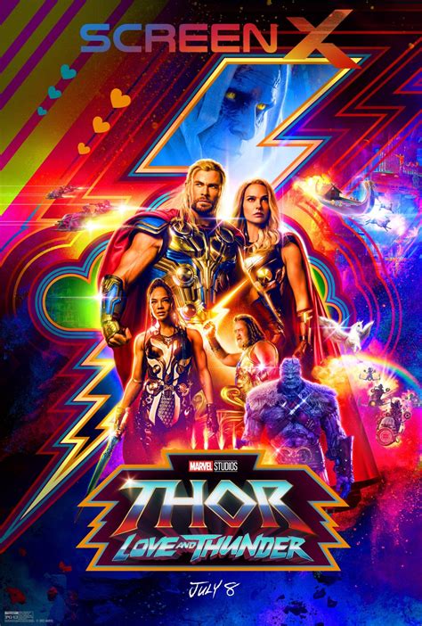 ‘thor Love And Thunder Dolby Cinema Imax And Screenx Movie Posters