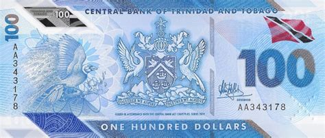 Trinidad And Tobagos 100 Dollar Note