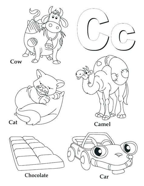 Letter C Coloring Pages Gallery - Whitesbelfast.com