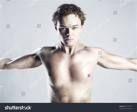 Photo Naked Athlete Strong Body Stock Photo Shutterstock