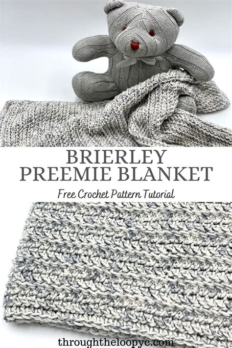 Brierley Preemie Blanket Free Pattern Through The Loop Yarn Craft