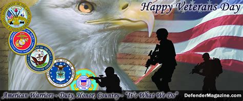 Happy Veterans Day 2016 Defender Magazine