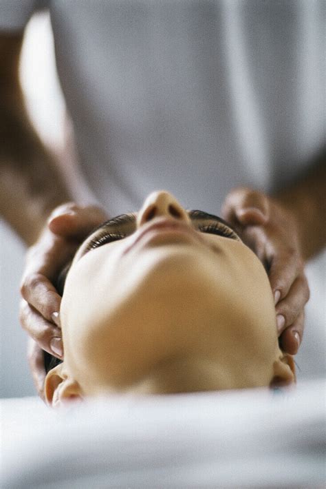 Woman Receiving Head Massage License Image 70507755 Lookphotos