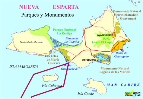 Resultado De Imagen Para Mapa De Nueva Esparta Map