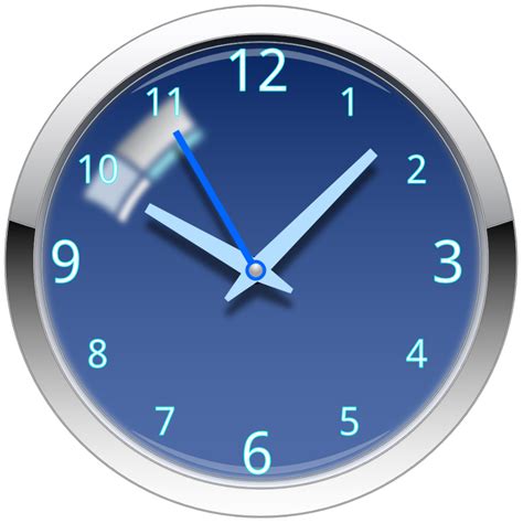 Download High Quality Clock Clipart Blue Transparent Png Images Art