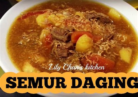 Check spelling or type a new query. Resep Semur Daging ala LC oleh 'Lily Chan's kitchen - Cookpad