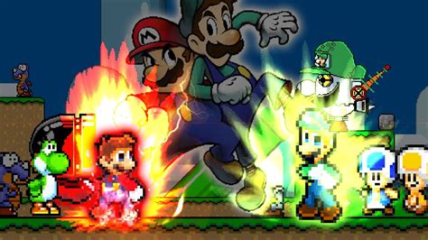 Kof Mugen Super Better Mario Vs Super Better Luigi Youtube