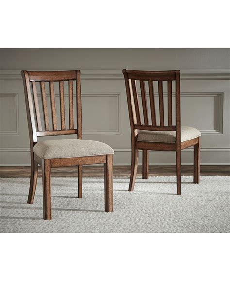 Furniture Oxford Slat Back Dining Chair And Reviews Furniture Macys