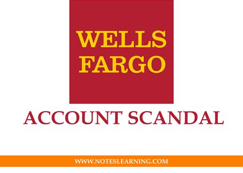 Wells Fargo Account Fraud Scandal Notes Learning