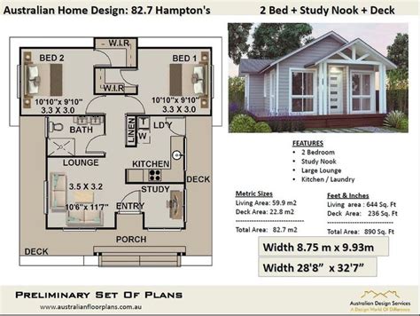 With 5 bedroom house plans, you could choose to go all modern everything, or extend the frontage to create smart homes for living acknowledges the traditional owners of country throughout australia and recognises their. Small House Plan Australia, 2 bedroom small home design ...