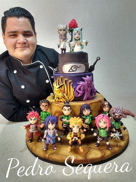 Pastel temático Naruto Sígueme en mis redes sociales: www.facebook.com