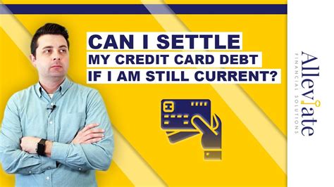 Settling credit card debt can help reduce the total amount you pay and get your finances back on track. Can You Settle Your Credit Card If Your Are Still Current ...
