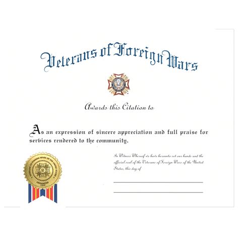 Army Certificate Of Achievement Template