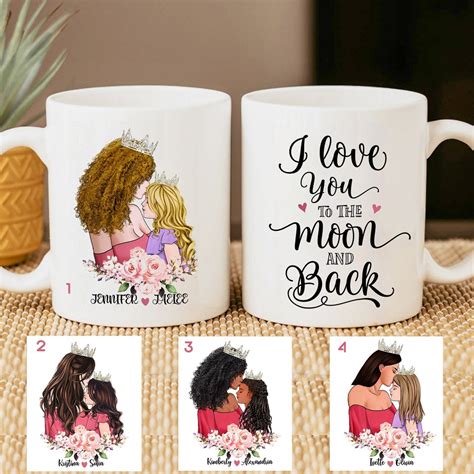 Personalized Mother Daughter Mug Mother And Little Princess I Etsy
