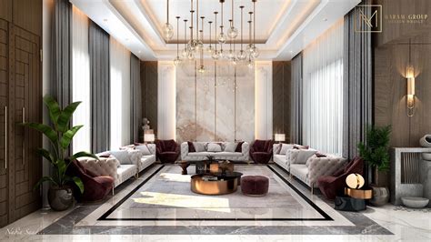 Luxury Reception Design In Kuwait City On Behance