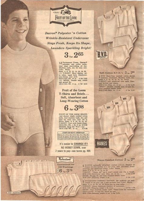 70s Vintage Catalog Boys Mens Underwear Briefs Photo Pages Ads