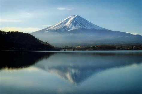 Hd Wallpaper Mt Fuji Of Japan Mount Fuji Mountains Landmark Sky