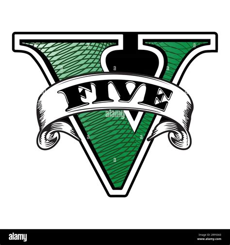 Vector Logo Of The Video Game Grand Theft Auto V Gta 5 Grand Theft