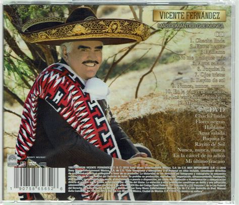 Vicente Fernandez Mas Romantico Que Nunca Discolandialzc