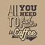 Poster With Handdrawn Coffee Slogan Creative Vector Illustration Stock 