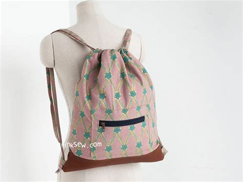 Free Printable Drawstring Backpack Pattern
