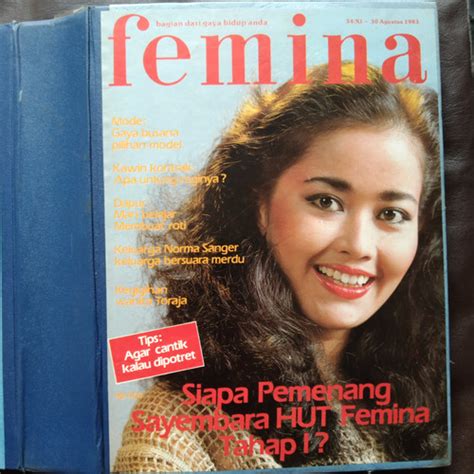Jual Majalah Jadul Majalah Bundel Femina No34 48 1983 Majalah Bekas Kota Bekasi Toko Buku