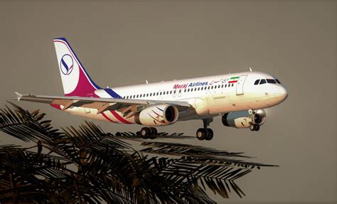 بازنقش ایرباس A320 هواپیمایی معراج