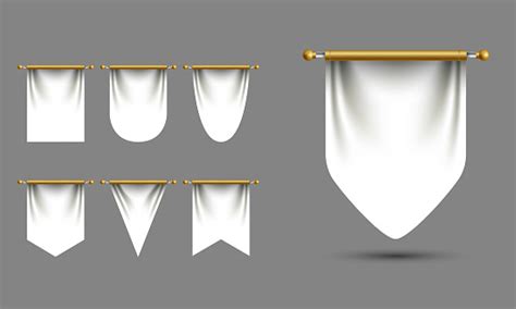 Check spelling or type a new query. White Pennant Templates Vector Set With Empty Space For ...
