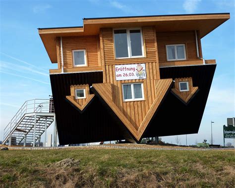 The Amazing House In Germany That Is Upside Down
