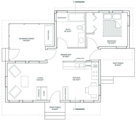 Plano De Casa Moderna De Una Habitación Planos De Casas 3d