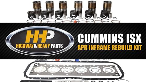 Cummins Isx Diesel Engine Inframe Rebuild Overhaul Kit From Highway