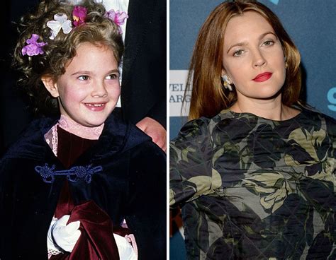 Drew Barrymore 1982 And Now Celebrities Then And Now Stars Then