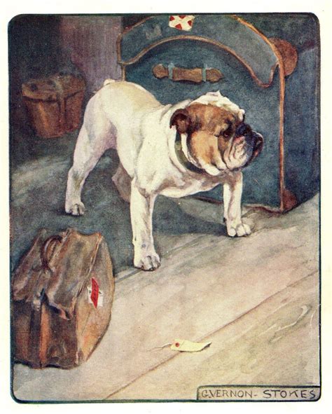 1906 Antique Bulldog Dog Art Print Vintage Vernon Stokes Etsy Dog
