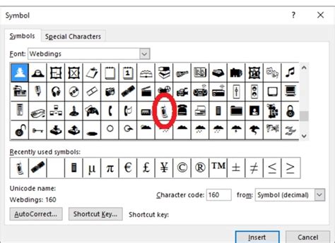 This shortcut can work only on ms word. How to insert the mobile phone symbol in Microsoft Word ...