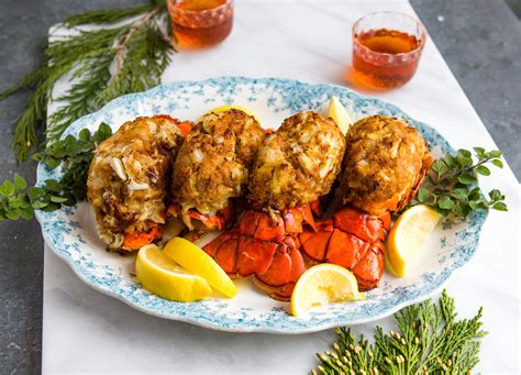 cooking with heinen s crab stuffed baked lobster tails 365barrington