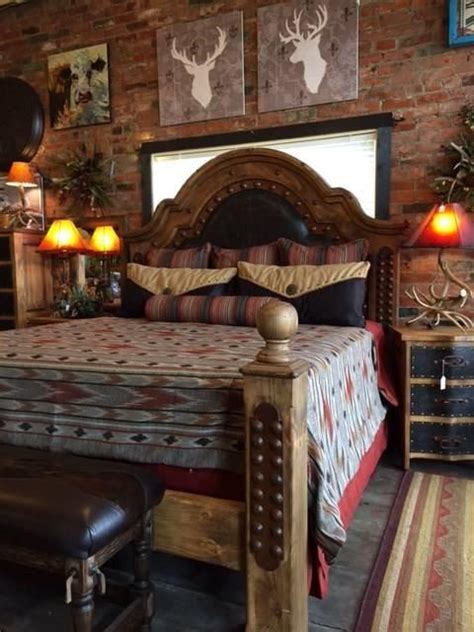 Cowhide western furniture includes many styles of wood and western rustic bedroom furniture in texas. western decorating ideas for the bedroom | Furniture ...