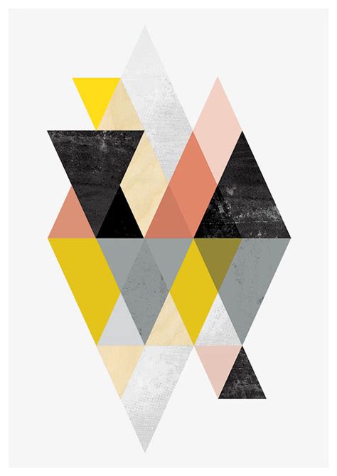 Abstract Print Minimalist Geometric Poster Restyle Shop